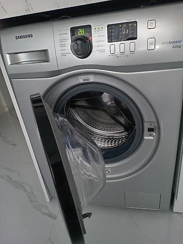 qabyuyan temiri: Samsung paltaryuyan maşın – EcoBubble 6.0 kg - Yük: 6 kq - Ön — 3