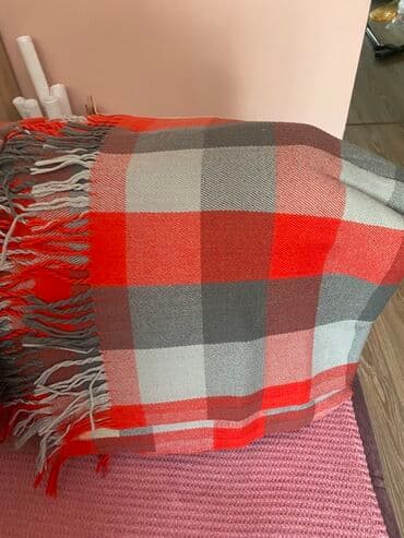 divan pokrival: Rəng - Qırmızı Pled — 3