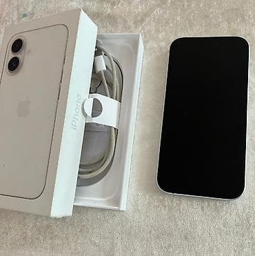 mac utu feni: IPhone 16, 128 GB, White Titanium, Simsiz şarj, Barmaq izi, Face ID — 2