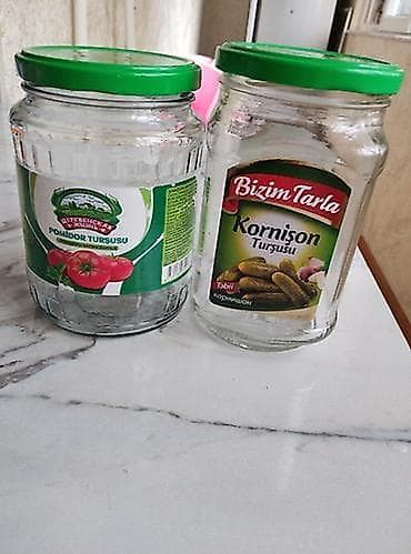 25k vozol: 60 ədəd şəkildə gördüyünüz bankalardan var. 1 ədədi 20 qəpik. Ayna — 1