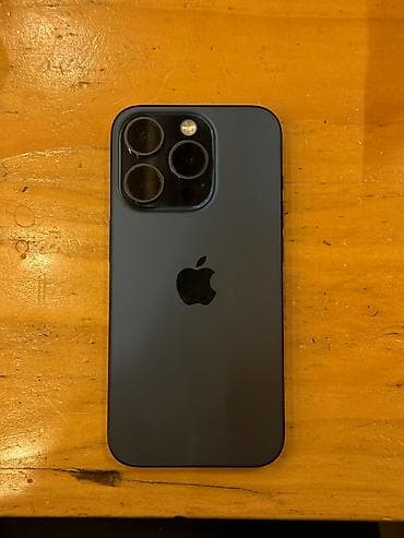 ayfon 11 ucuz: IPhone 15 Pro, 256 GB, Blue Titanium, Simsiz şarj, Face ID — 5