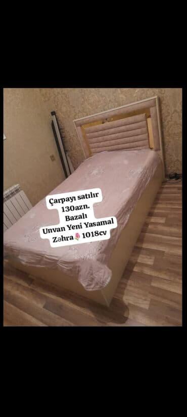 Çarpayı satılır 130azn. Bazalı Unvan Yeni Yasamal Zəhra🌷1018cv lalafo.az -da Çarpayı satılır 130azn. Bazalı Unvan Yeni Yasamal Zəhra🌷1018cv