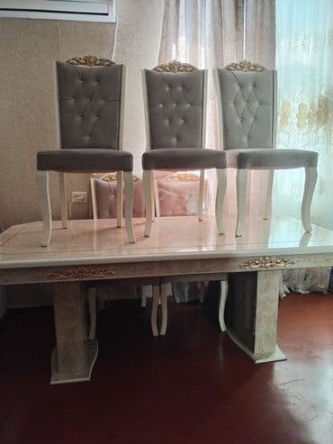 кухонная мебель в баку цены: Для гостиной, Нераскладной, Прямоугольный стол — 2