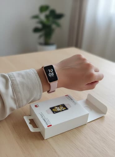 Yeni, Smart qolbaq, Huawei, Bildirişlər, rəng - Çəhrayı