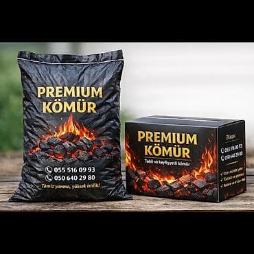 Kömür: PREMIUM KÖMÜR – manqal və restoran istifadə üçün yüksək keyfiyyətli — 2