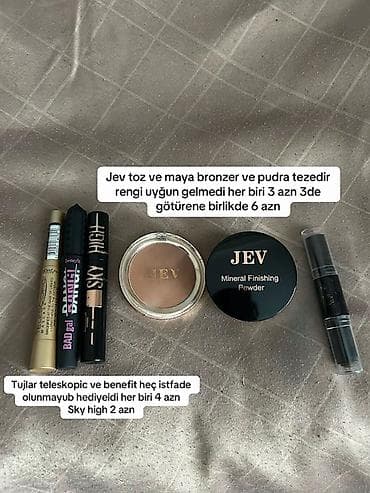 Makyaj və bədən spreyi dəsti - JEV Mineral Finishing Powder (pudra)