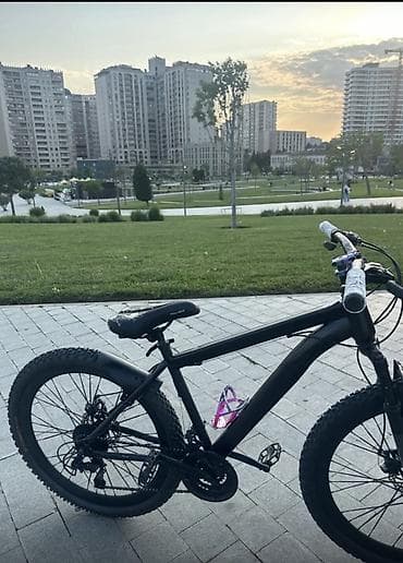 zigzag velosiped: Dag velosu velosu təzə təkər ilə metal pedal ilə vınos xamelion rəngdə — 2