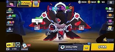 Brawl Stars oyun hesabı - Kubok sayı: 10,196 - Yuxarı panel — 1