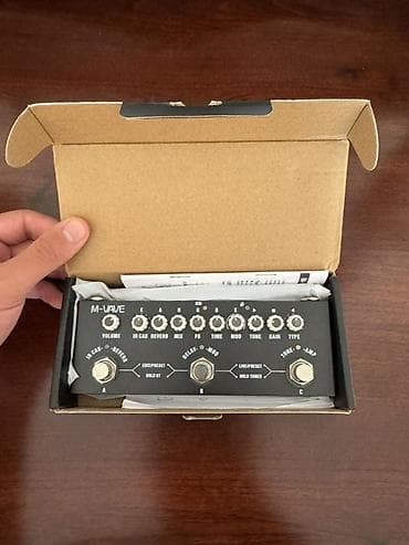 gitara tarnada: M vave cube baby multifunksional pedal, içinde bütün mehşur amp ve — 1