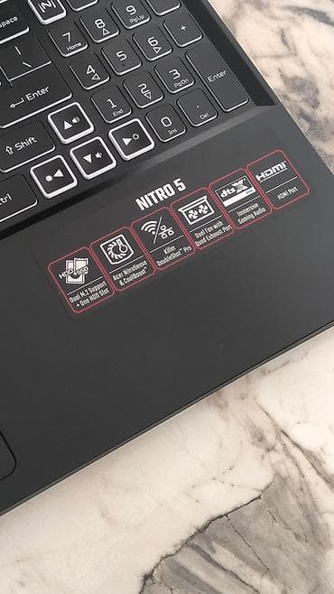 İşlənmiş Acer Nitro, 15.6 ", Intel Core i7, 512 GB