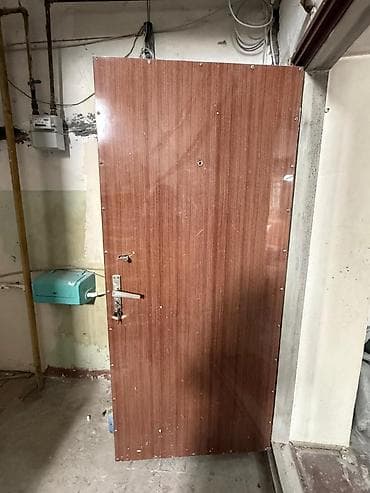 qapi: Dəmir giriş qapısı komplekti - Material: polad/dəmir konstruksiya — 1