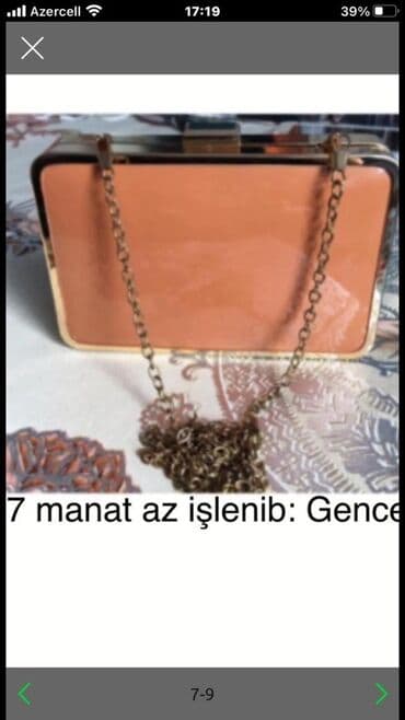 qaşlı çanta: Çanta dəsti, İşlənmiş — 2