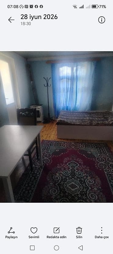 nardaranda kiraye bag evleri: Saray qesebesindedi 160m 1 otaqlı xanımlara, aileye verilir — 6