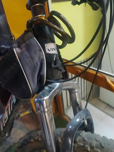 mtb: Vista dağ velosipedi - Çərçivə: yüngül alüminium tipli, qara-qırmızı — 5
