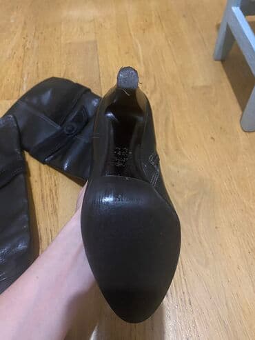 cəkməcə: Uzunboğaz, Ölçü: 38, rəng - Qara, İşlənmiş — 4