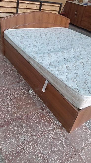 konforto mebel: İkinəfərlik çarpayı, Matras ilə, Siyirməsiz — 5