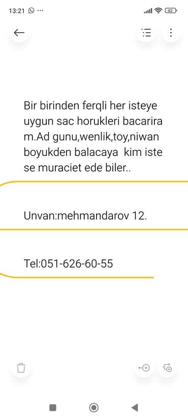 Dayələr: Qadın saç ustaları — 1