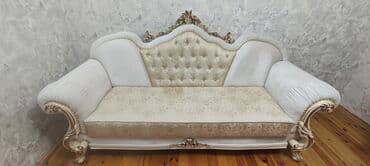 диван в стиле барокко: Диван, Новый, Нераскладной, Без подьемного механизма, Ткань, Нет доставки — 1
