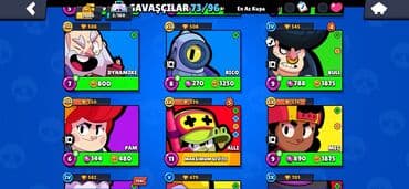 Digər kolleksiyalar: Brawl Stars hesabı – yüksək göstəricilər və zəngin kolleksiya Profil — 12