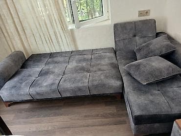 tek divan modelleri: Künc divan – açılıb-yığılan, yataq funksiyalı - Forma: L-şəkilli künc — 1
