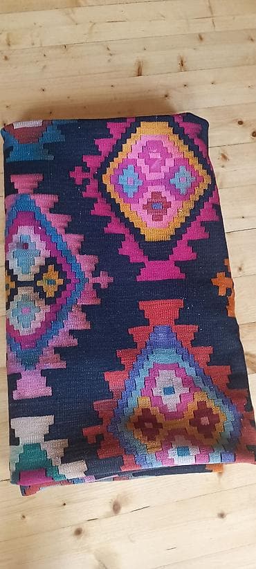 xalca kilim: Qədim xalça, 1950 il, Azərbaycan, Vəziyyəti: Yaxşı — 5