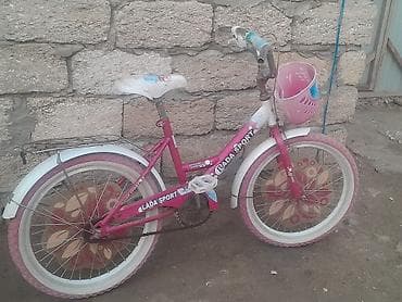 Uşaq velosipedi – LADA SPORT - Rəng: çəhrayı-ağ, dekorativ çiçək lalafo.az -da Uşaq velosipedi – LADA SPORT - Rəng: çəhrayı-ağ, dekorativ çiçək