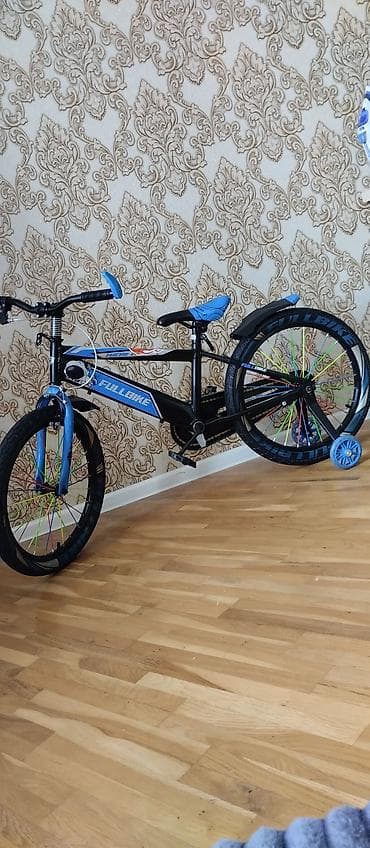 volta vsx: Uşaq velosipedi – FULL BIKE markası, qara-mavi dizayn Xüsusiyyətlər — 1