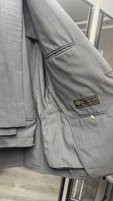 Plaşlar: Arginal Boggi Milano kişi kostyumu – boz rəng, klassik — 2