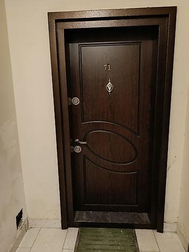 qapi otaq: Mənzil üçün İşlənmiş Giriş qapısı 100x220 sm Glazok ilə, Zəmanətsiz, Ünvandan götürmə — 3