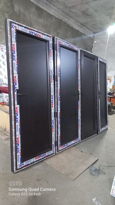 reşotka azərbaycanca: Plastik rəngli̇ qapılar 80x200 sm. İstenilen razmərdən düzeltmek — 3