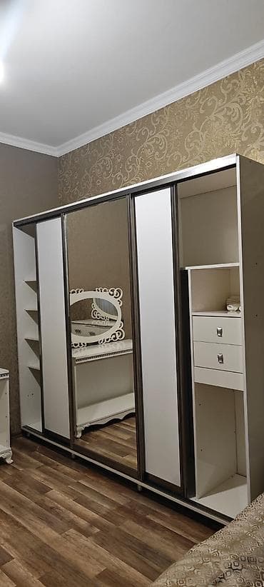 metbext desti: Yataq otağı üçün klassik üslubda ağ mebel dəsti — 2