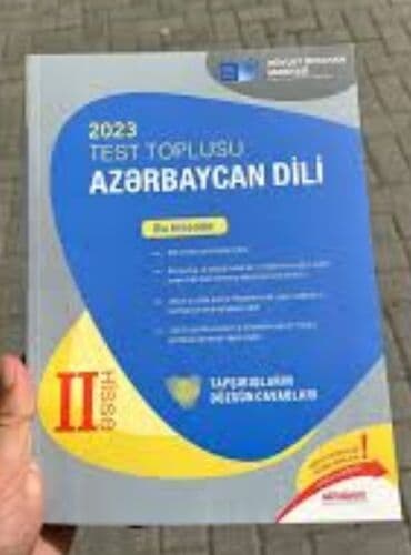 Testlər: Azərbaycan dili Testlər 11-ci sinif, DİM, 1-ci hissə, 2023 il — 2