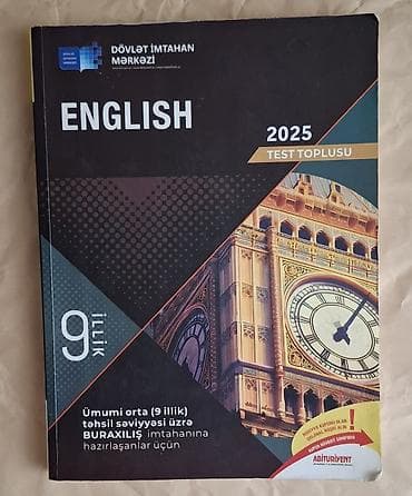 Məhsul: “ENGLISH – 2025 Test Toplusu” (DİM) - 9 illik ümumi orta