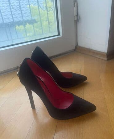 зеленые туфли: Туфли, Размер: 37.5, цвет - Черный, Новый — 5