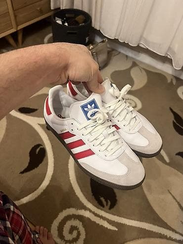 Krasofkalar və idman ayaqqabıları: Adidas Samba OG idman ayaqqabısı Orijinal - Model: Samba OG - Rəng: ağ — 5