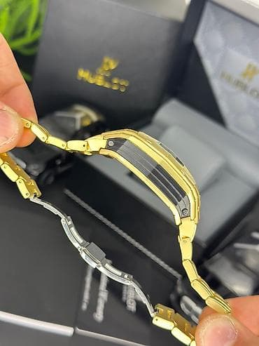 gaddar bileklik: Yeni, Qol saatı, Hublot, rəng - Qara — 9