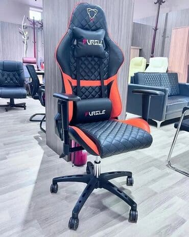 стул на колесиках: Новый, С колесиками, Рукояти регулируются, Кожзаменитель — 5