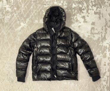 куртка мужской: Moncler kişi üçün qara rəngli qış kurtkası — 1