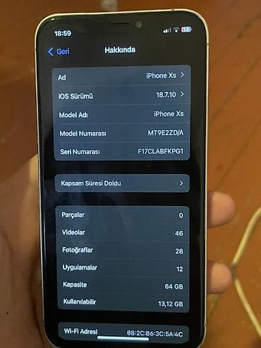 ayfon 50: IPhone Xs, 64 GB, Gümüşü — 1