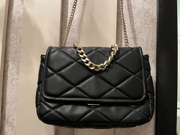 сумка на плечо: Çiyin çantası, Mango, İşlənmiş — 3