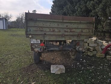 Xüsusi texnikalar: Kənd təsərrüfatı üçün ikioxlu traktor qoşqusu - Konstruksiya: Metal — 2