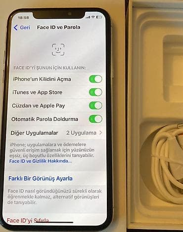 apple 6 plus iphone: IPhone X, Gümüşü, Simsiz şarj — 5