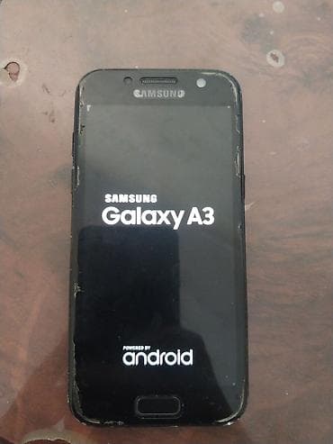 honor 9 d: Samsung Galaxy A3 2017, 16 GB, rəng - Qara, İki sim kartlı, Qırıq, Barmaq izi — 6