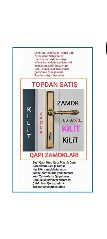 seyflerin satışı: Bu məhsul seyf qapıları, otaq qapıları və plastik qapılar üçün nəzərdə — 1