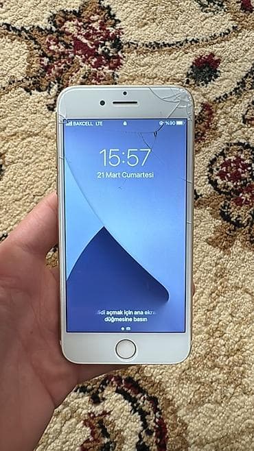 IPhone 7, 128 GB, Qızılı, Qırıq