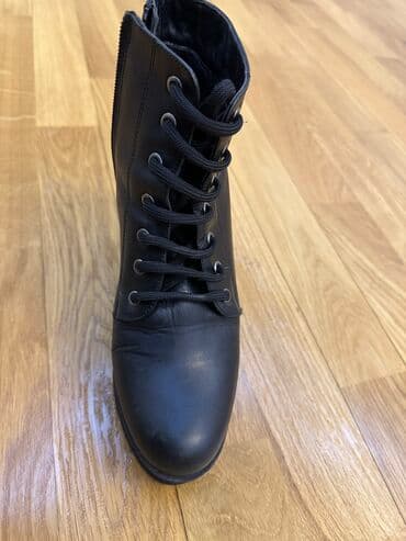 botlar: Ölçü: 37, rəng - Qara, Yeni — 2