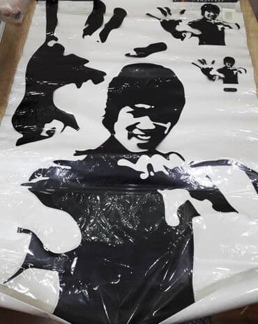 uz sekiller: Bruce Lee !!! Yapışqan divar dekor! — 2