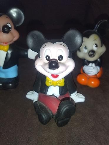stranger things max: Mickey və Minnie Mouse fiqurları – 4 ədəd dəst rezin, 1960-70il — 3