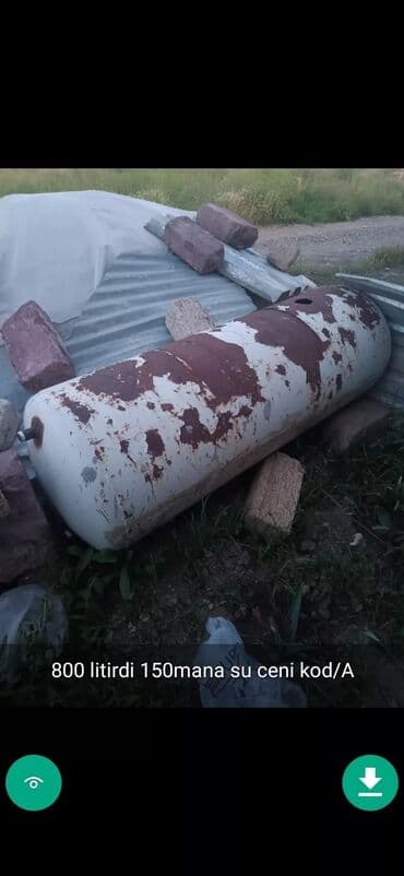 çənlər: Bak, Plastik, 1000 l l, İşlənmiş, Ünvandan götürmə — 26