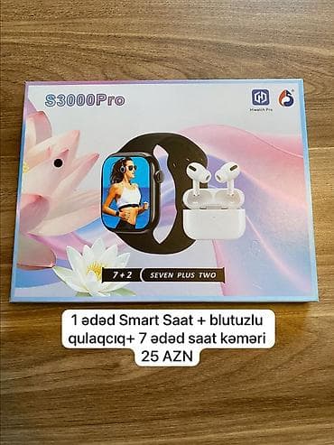 Smart Ve Ya Classic Saatların satışı əlavə Olaraq Qulaqcıq,powerbank